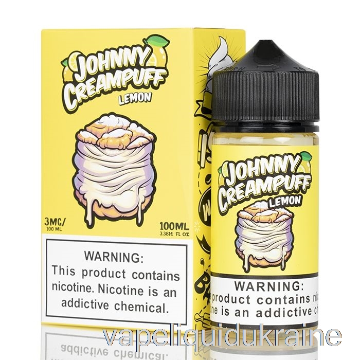 Vape Ukraine Lemon - Johnny Creampuff - 100mL 0mg